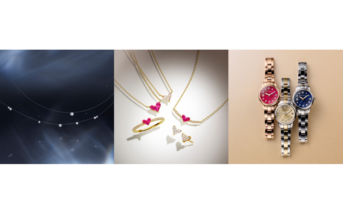 スタージュエリーの数量限定・新作ジュエリーと人気ウォッチの新色が