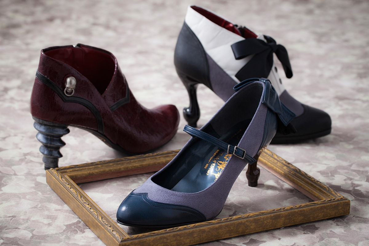 黒執事」とシューズデザイナーブランド・ちゃけちょけのコラボによる