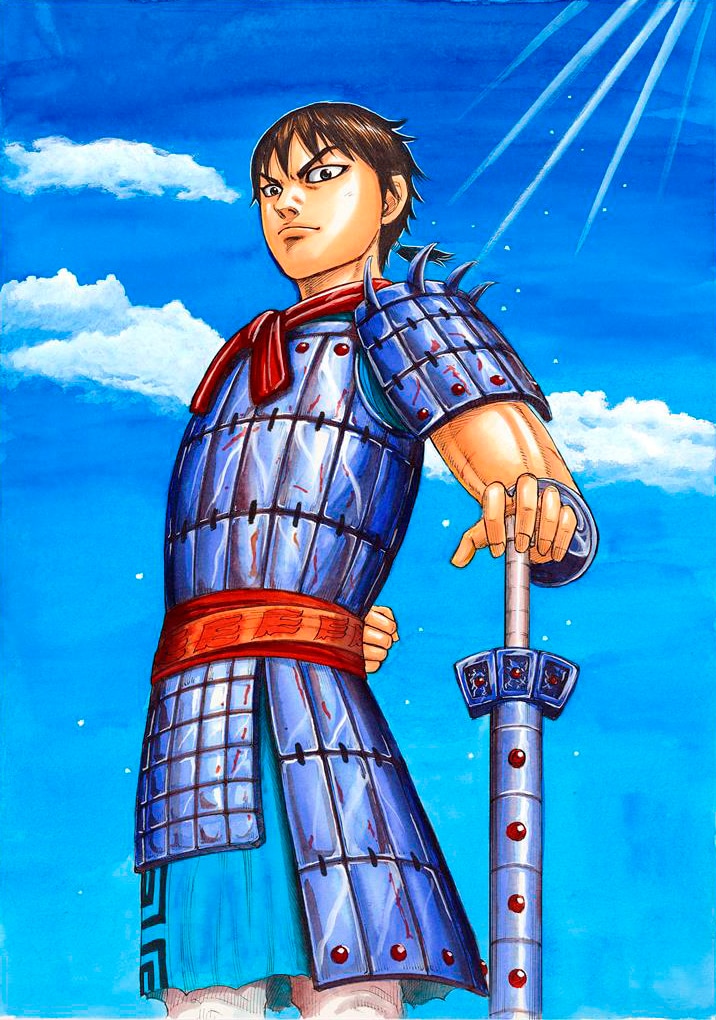 キングダム展」が原泰久の故郷・佐賀で、複製原画や絵コンテなど展示