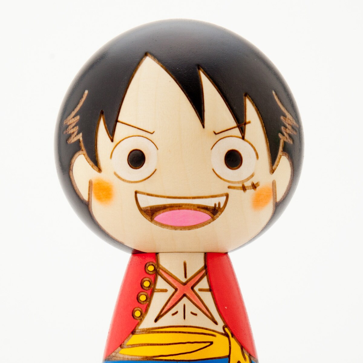 ONE PIECE」ルフィ、ゾロ、チョッパーがこけしに、卯三郎こけしと