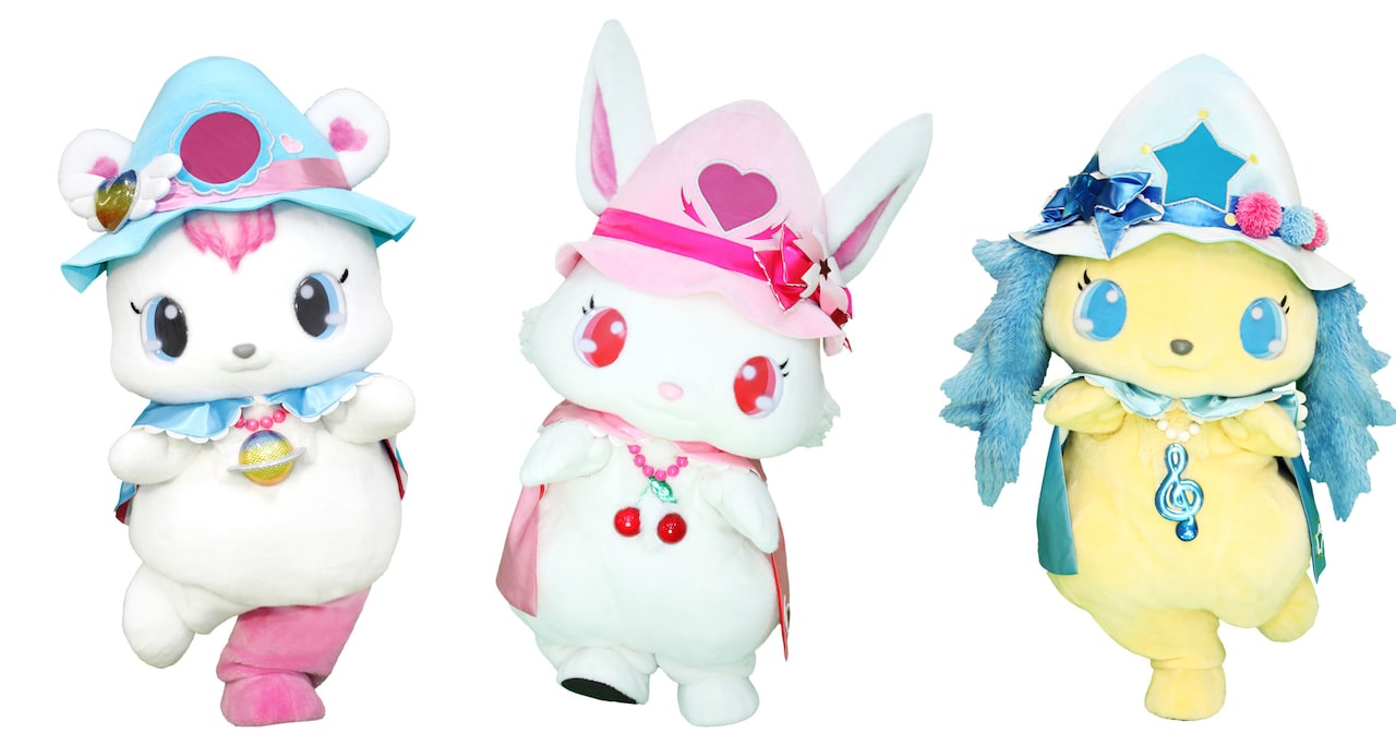 左からラブラ、ルビー、サフィー。 [画像・動画ギャラリー 9/10