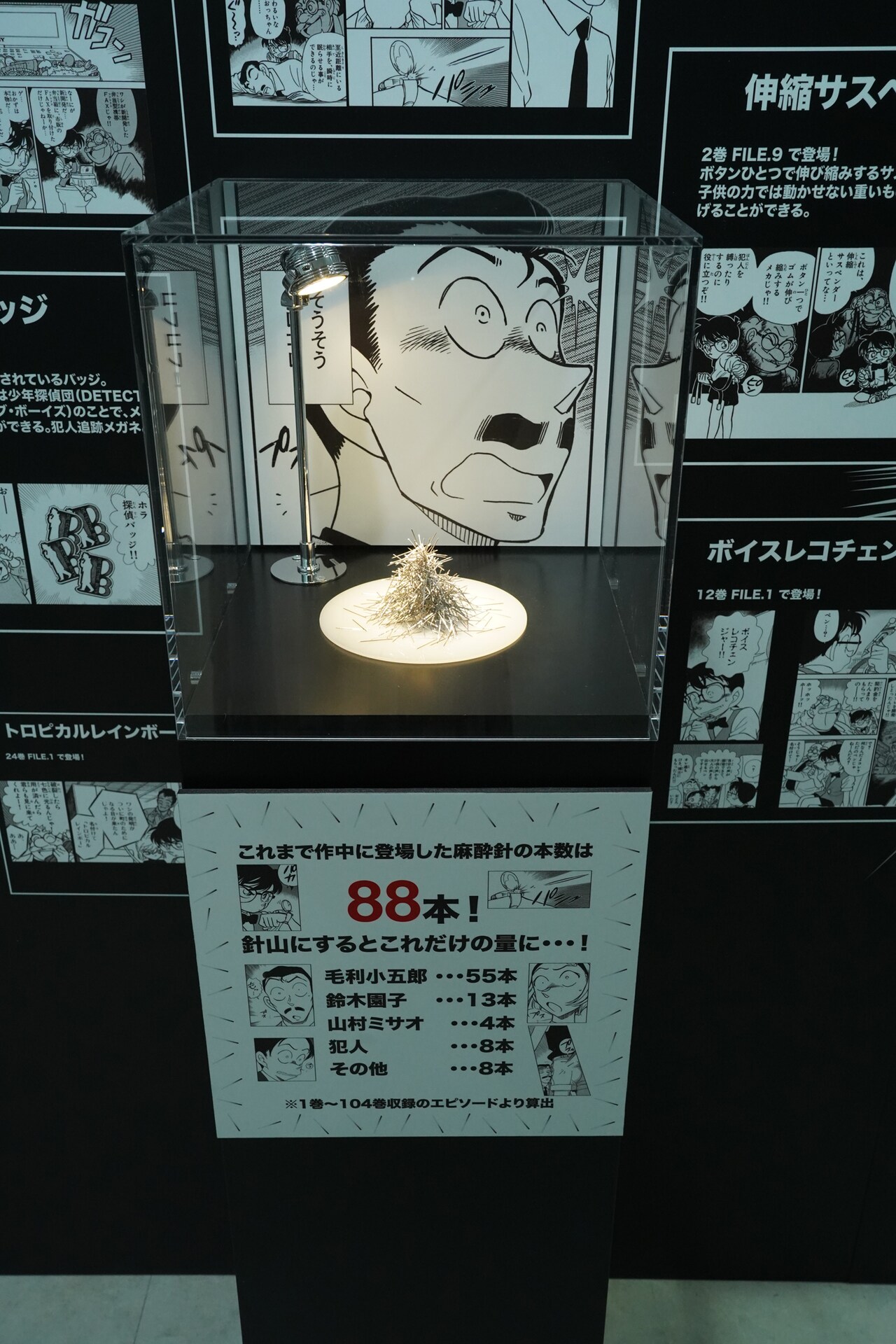 これまでに作中に登場した麻酔針の本数は……。 [画像・SNS投稿