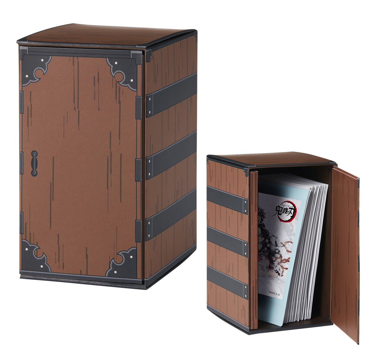 炭治郎チェキBOX」「禰豆子チェキBOX」に付属する「背負い箱型チェキ