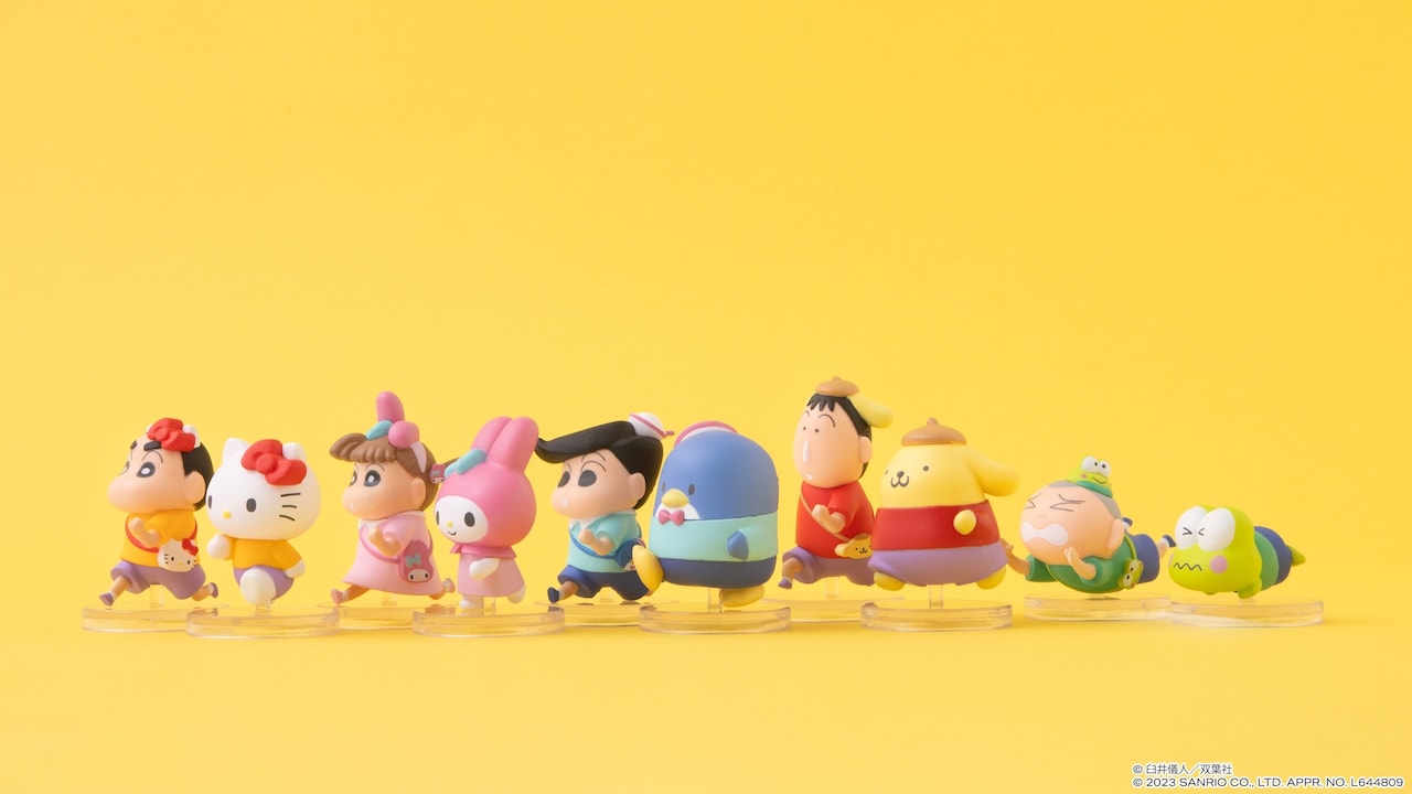 クレヨンしんちゃん×サンリオキャラクターズ ならぶんです。」告知