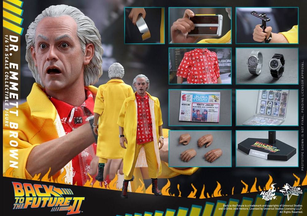 BTTF PART2」フィギュア発売、キメ顔マーティと驚き顔ドクの2種類