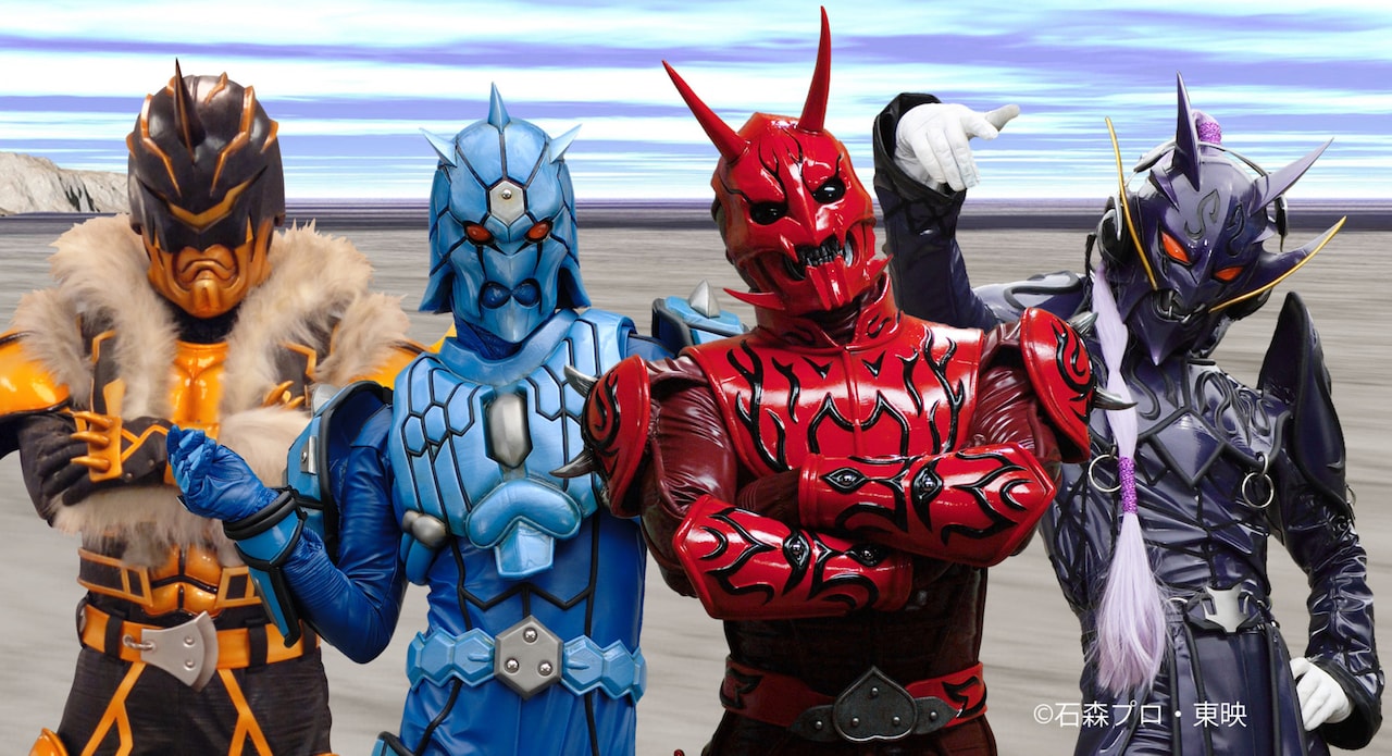 仮面ライダー電王」キンタロスが「大相撲展」で土俵入り、モモタロスら