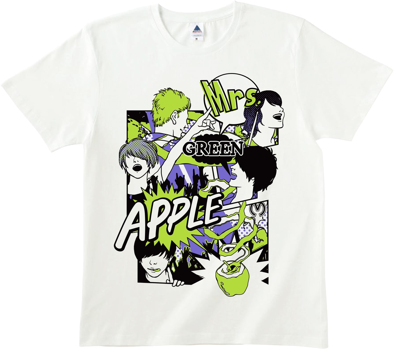 Mrs. GREEN APPLE フィヨルド Tシャツ ミセス カード FJORD ロゴT