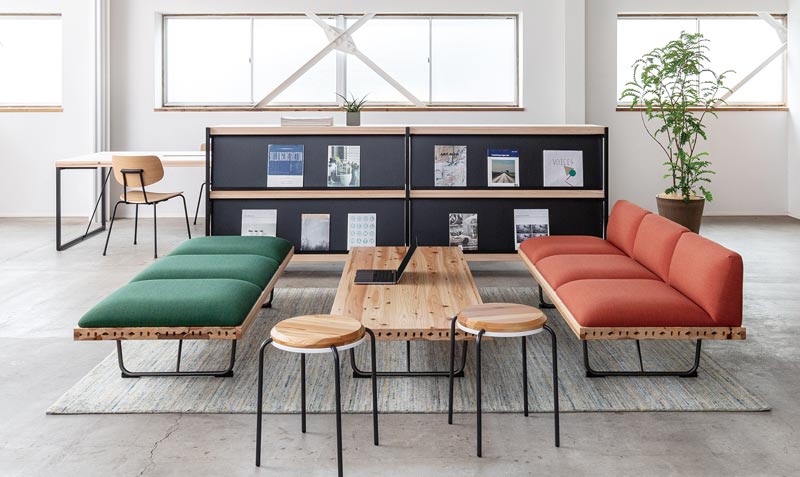 ワークサポートソファ LORK（ローク） - オフィス分野｜内田洋行