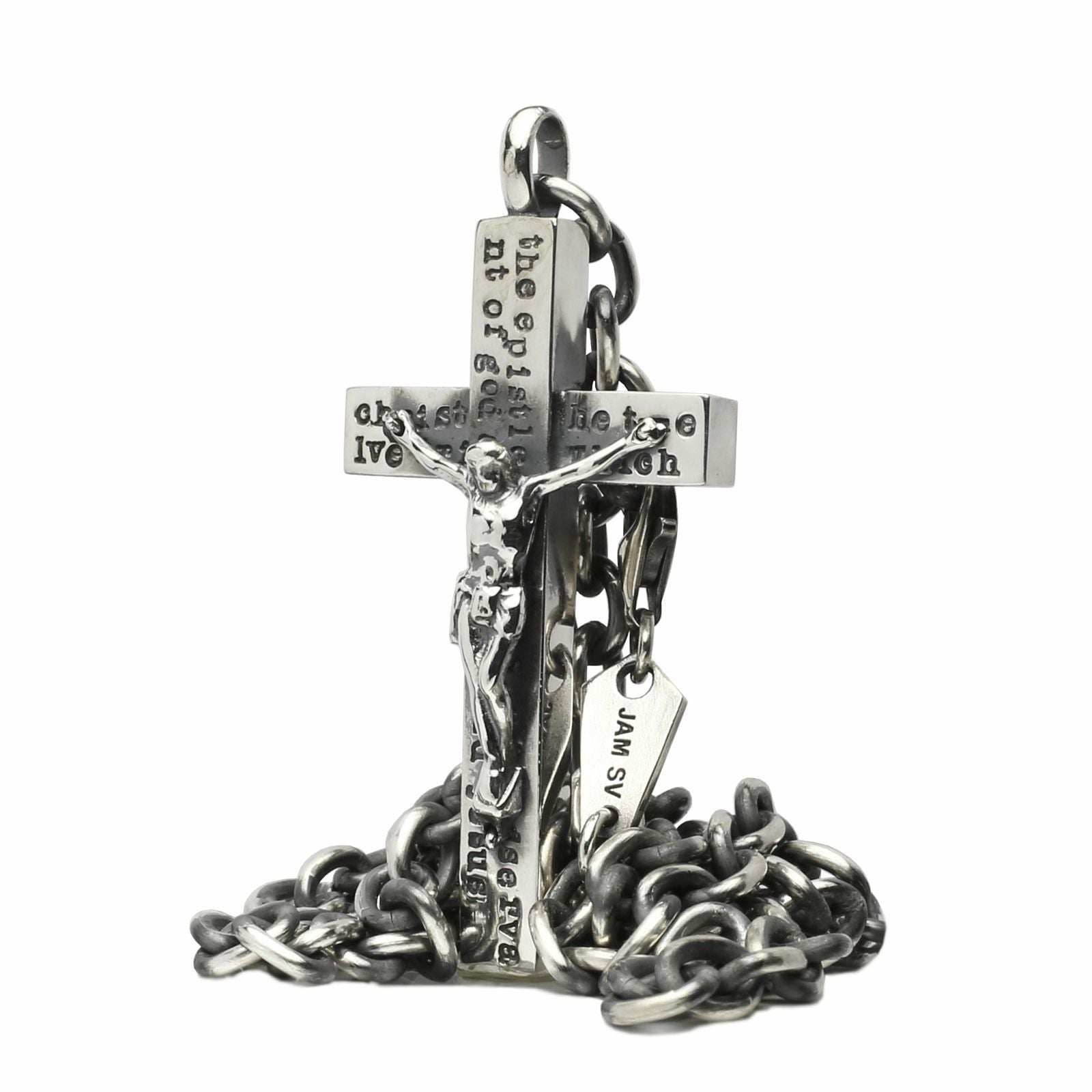 J-NS030)ロザリオクロスネックレスM｜アクセサリー通販のジャムホーム