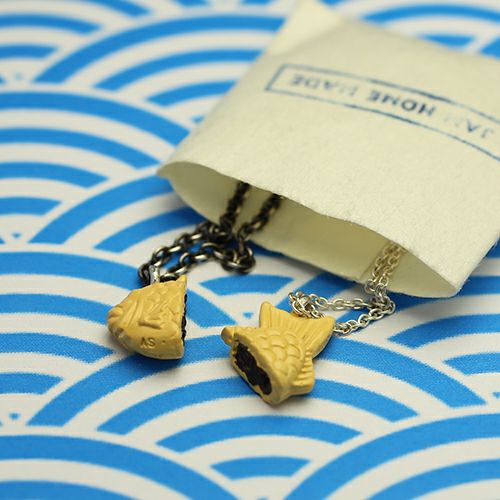 JGNC016)たい焼きシェアネックレスA/ペアネックレス｜アクセサリー通販