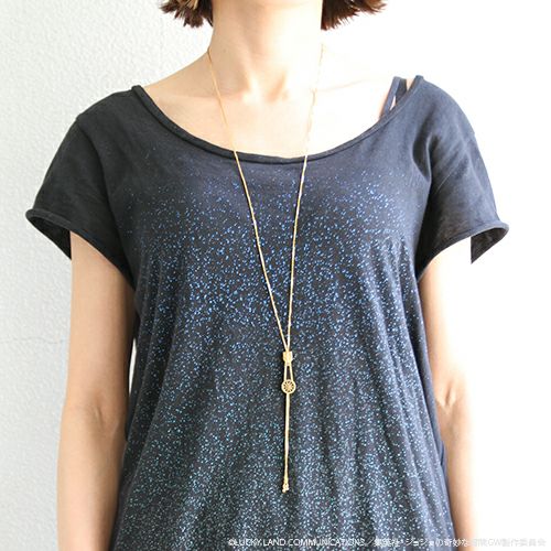 JJO018)ジョジョの奇妙な冒険 黄金の風ジッパーネックレス