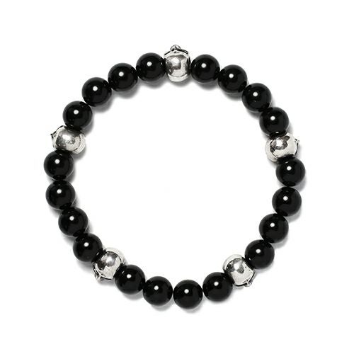J-NS049)スカルビーズブレスレット｜アクセサリー通販のジャムホーム