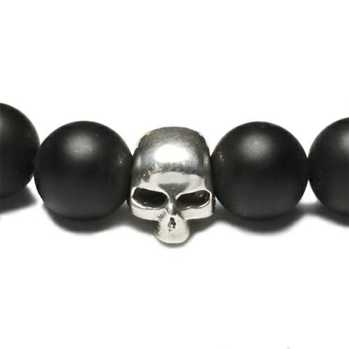 J-NS049)スカルビーズブレスレット｜アクセサリー通販のジャムホーム