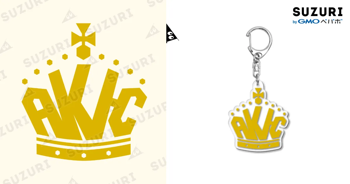 AKI-C 王冠ロゴ アクキー / AKI-C ( AKI_C )のアクリルキーホルダー