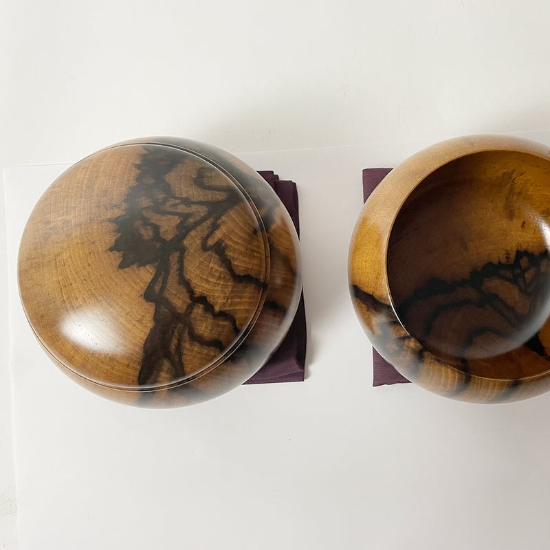 黒柿】碁笥 一対 – おかや木芸