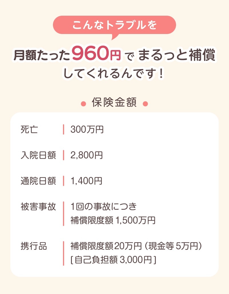 Super Value Plus ケガと持ち物の保険（女性限定プラン） | クレディ