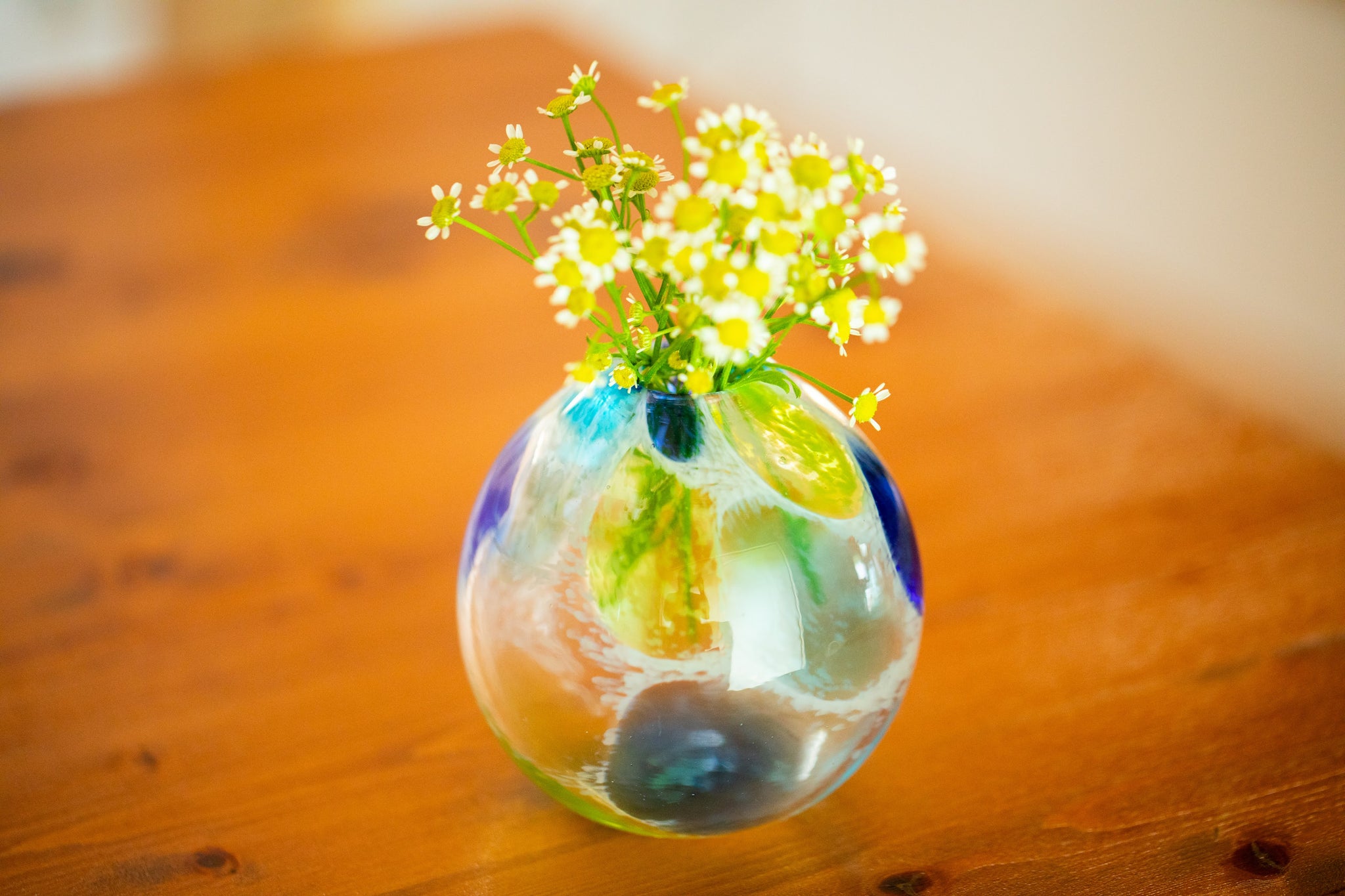 FLOWER VASE】琉球ガラスの海風 花器 オンラインストア 人気商品