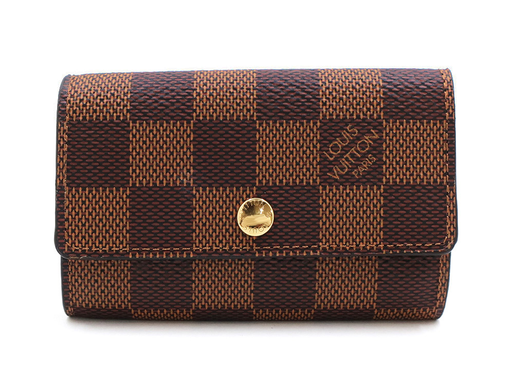 ルイヴィトン ダミエ エベヌ ミュルティクレ6 キーケース6連 N62630