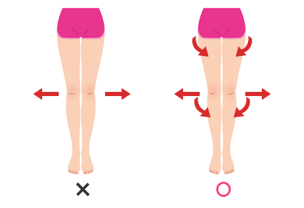 浜松市でO脚にお悩みの方へ。改善率91.7%のO脚矯正専門センターT