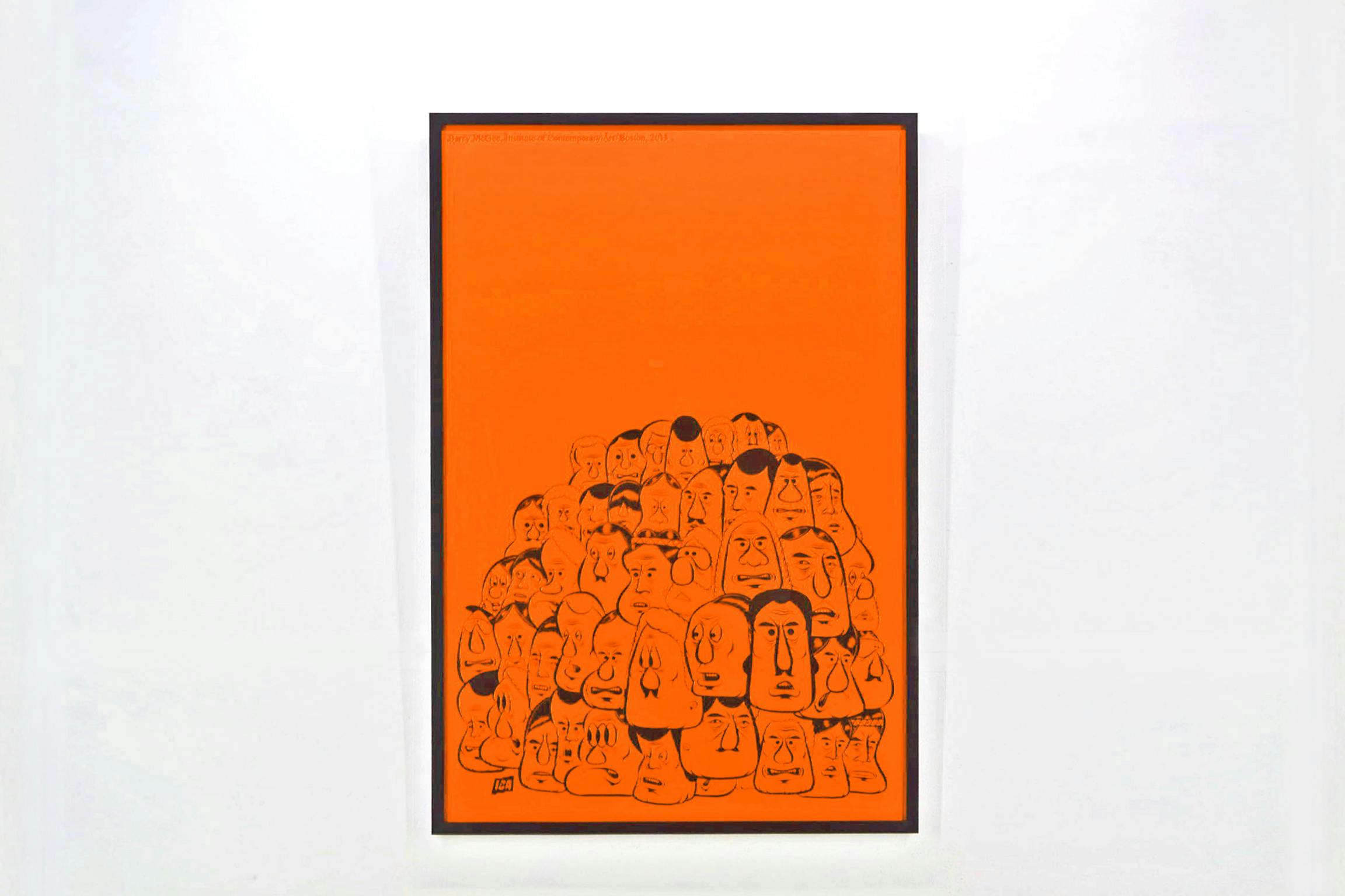 展覧会 ポスター + オーダーフレーム：バリー・マッギー | OIL - 現代