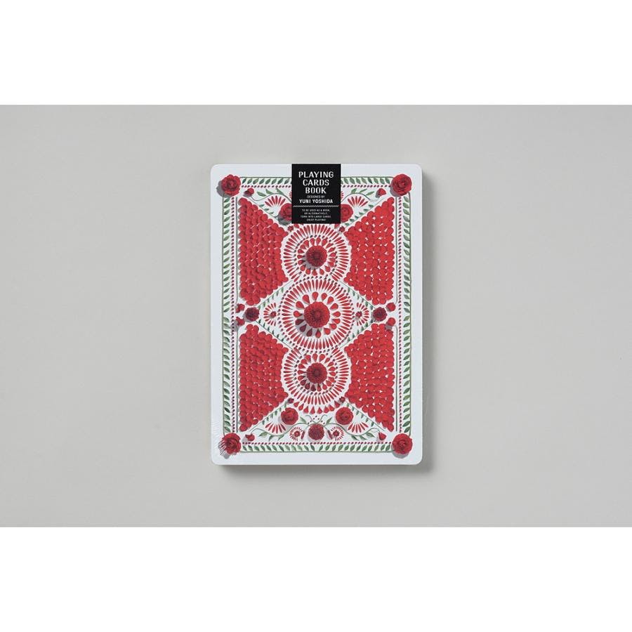 PLAYING CARDS red (BOOK TYPE)：吉田ユニ | OIL - 現代アート・絵画の