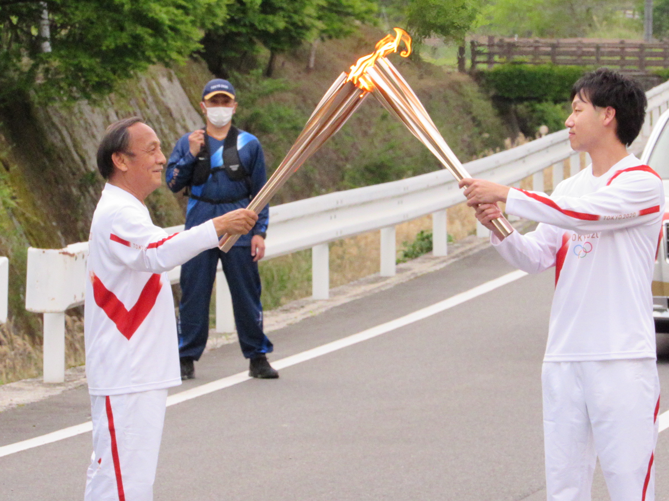 大分県障害者スポーツ指導者協議会 東京2020オリンピック聖火リレー 3
