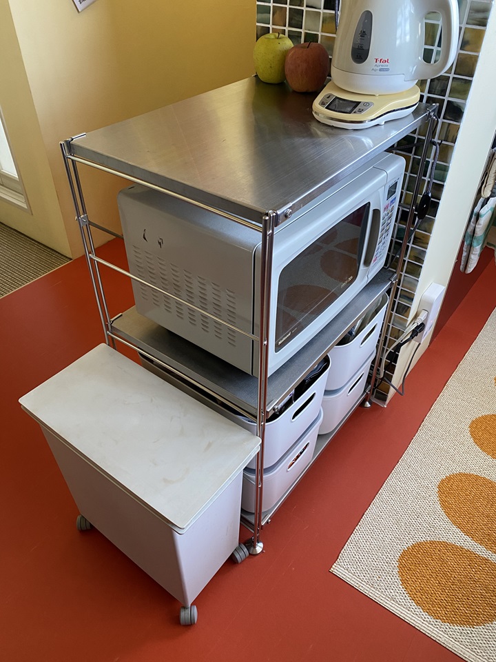 607)業務用キッチン作業台をあきらめて無印のステンレスシェルフを選ん