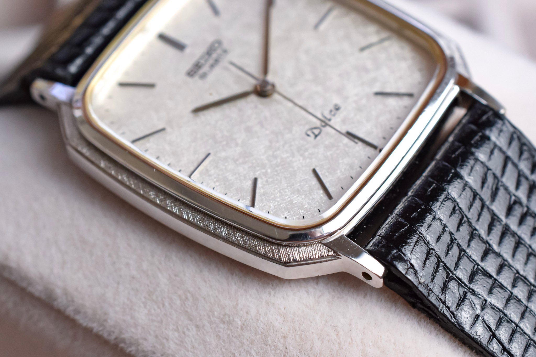 1989 Seiko Dolce Ornate Case Snowflake Octo – Oldtimer Watch Shop