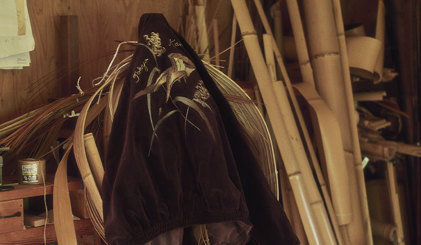 FADED VELVET SOUVENIR JACKET | OLD JOE BRAND