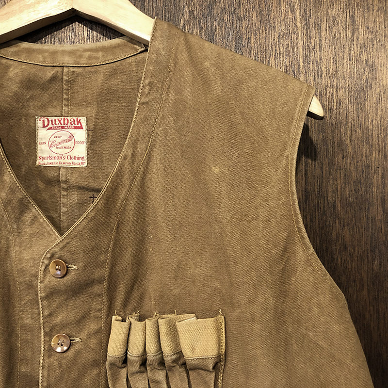 Duxbak Brown Duck Cotton Vintage Hunting Shooting Cinch Buckle