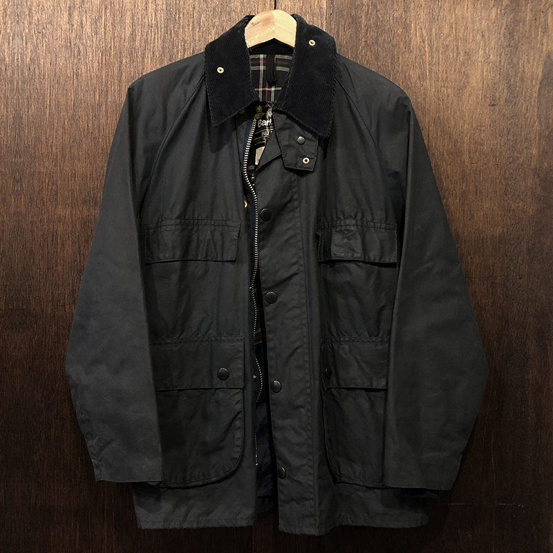 Barbour Bedale Jacket 3Warrant Navy Early 4flap Pocket C38 Mint