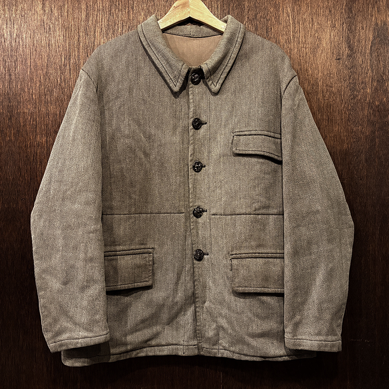 French Vintage Royal Hunter Heavy Cotton Pique Hunting Jacket