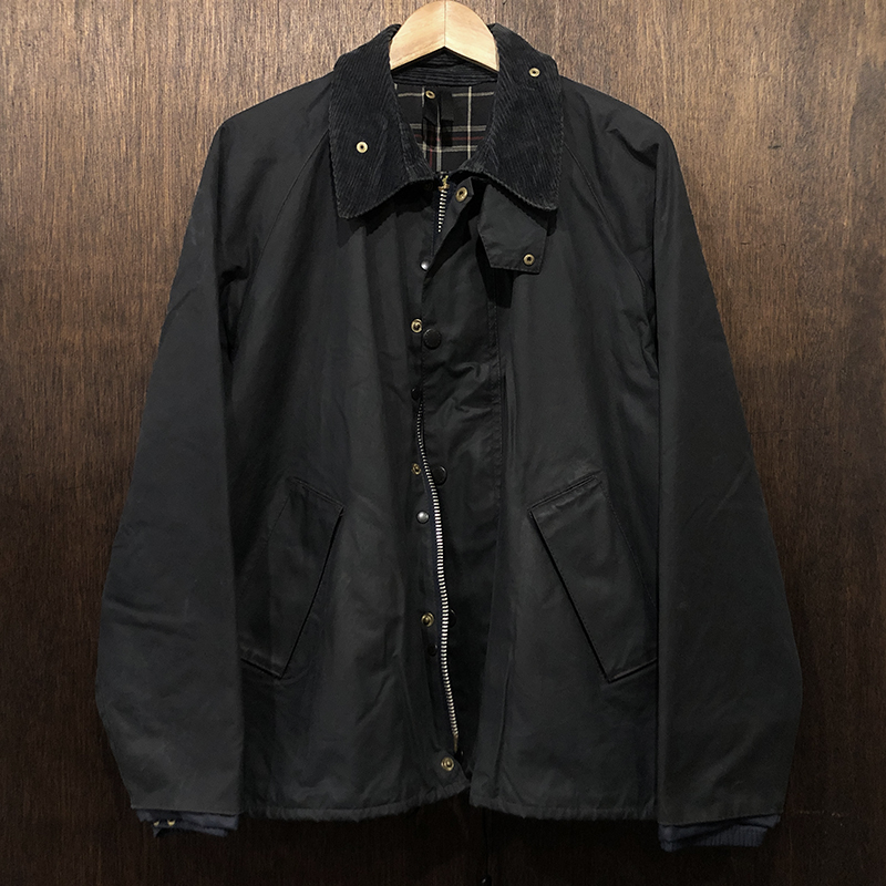 Barbour Transport Jacket Navy Old 3Warrant C42 Mint バブアー