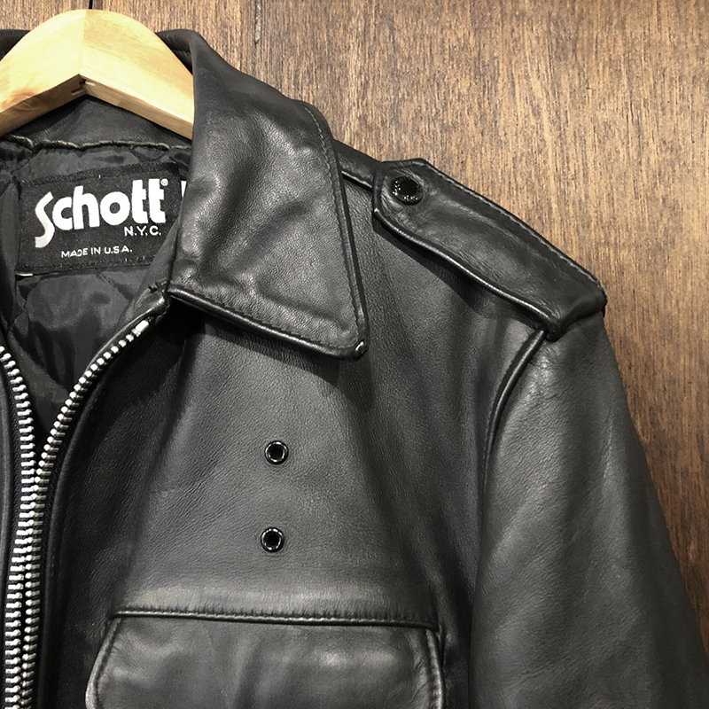 Schott 602 Policeman Leather Jacket 34 Mint ショット ポリスマン