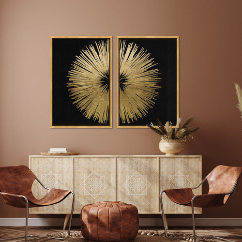 Luxury Black and Gold Abstract Wall Art | Oliver Gal