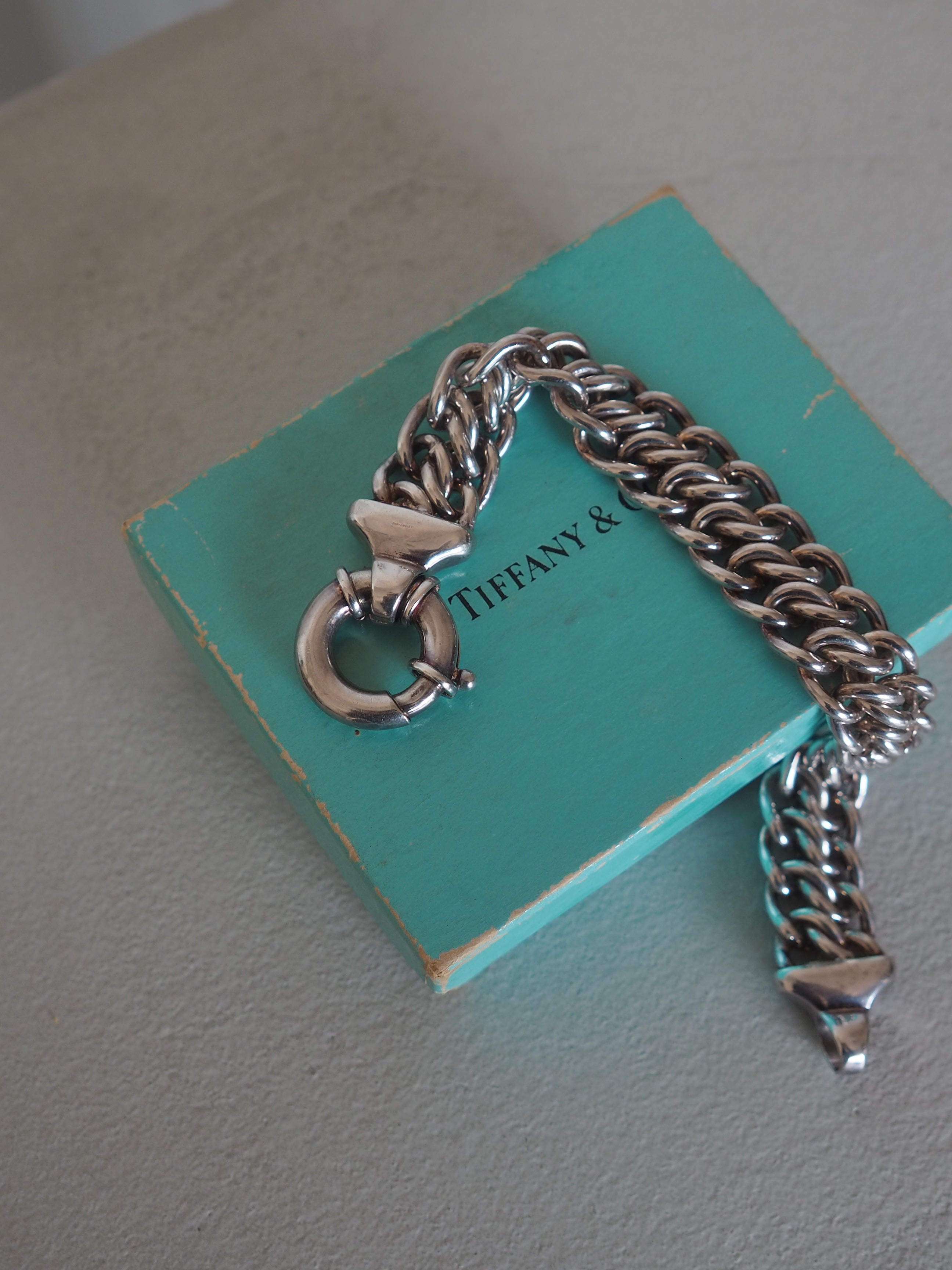 Tiffany & Co ヴィンテージ ティファニー ダブルチェーン ブレスレット