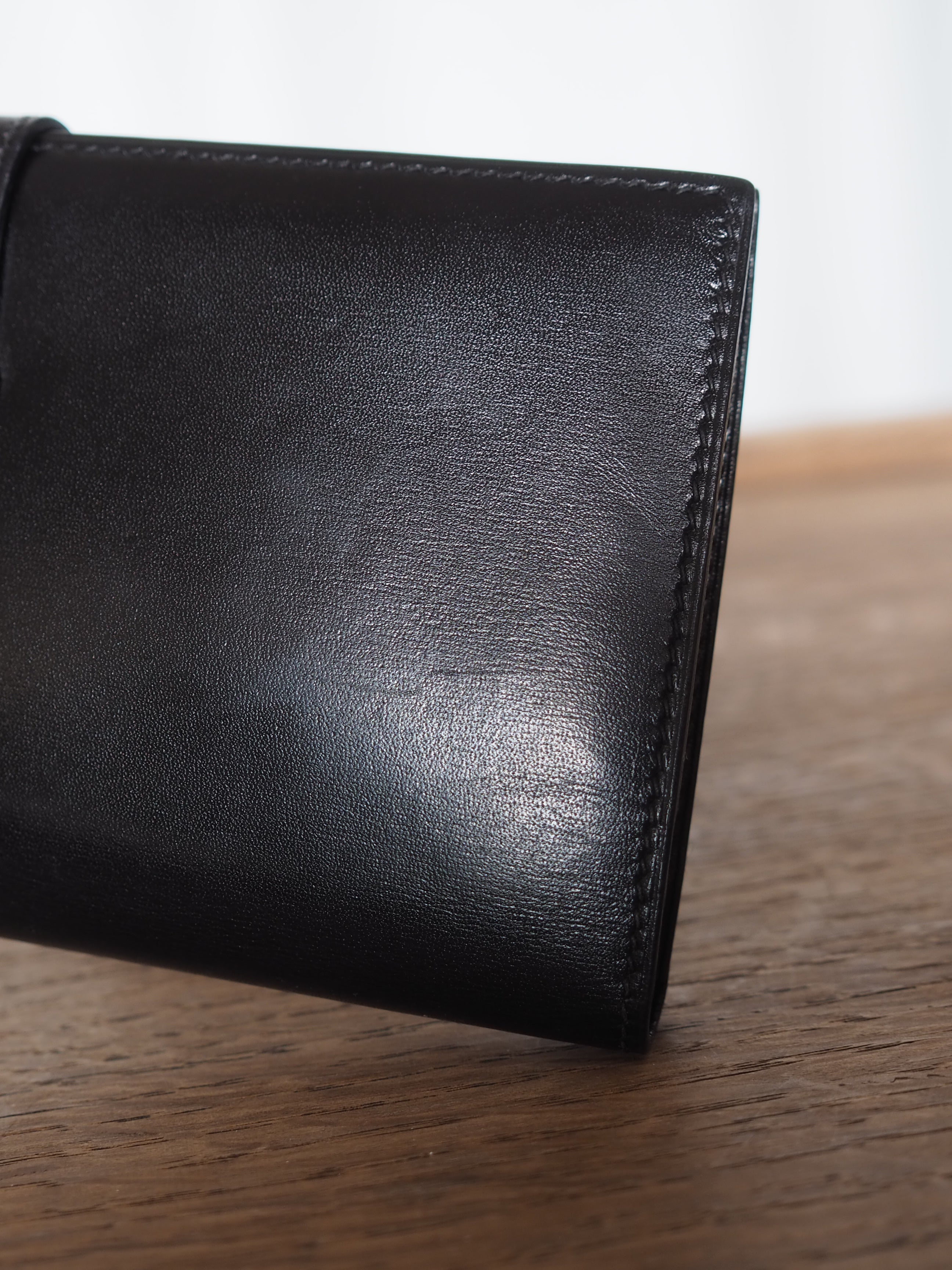 HERMES エルメス べアン クラシック ウォレット 長財布 ゴールド