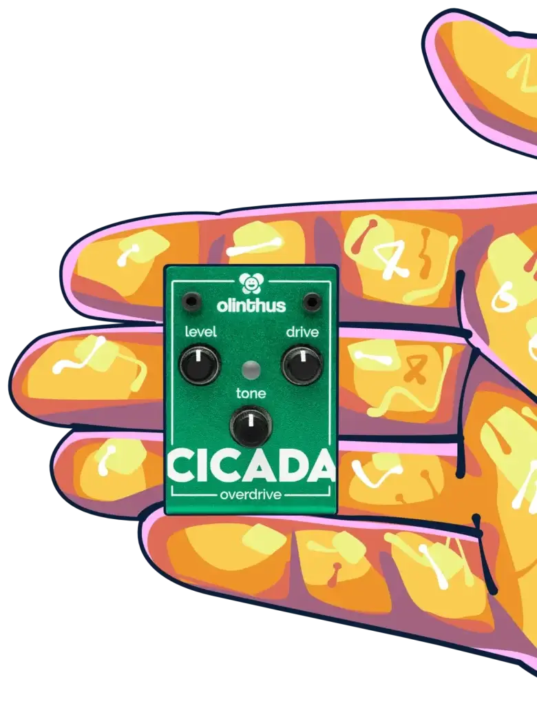 World's Smallest Effects Pedal! – Cicada Overdrive - Olinthus