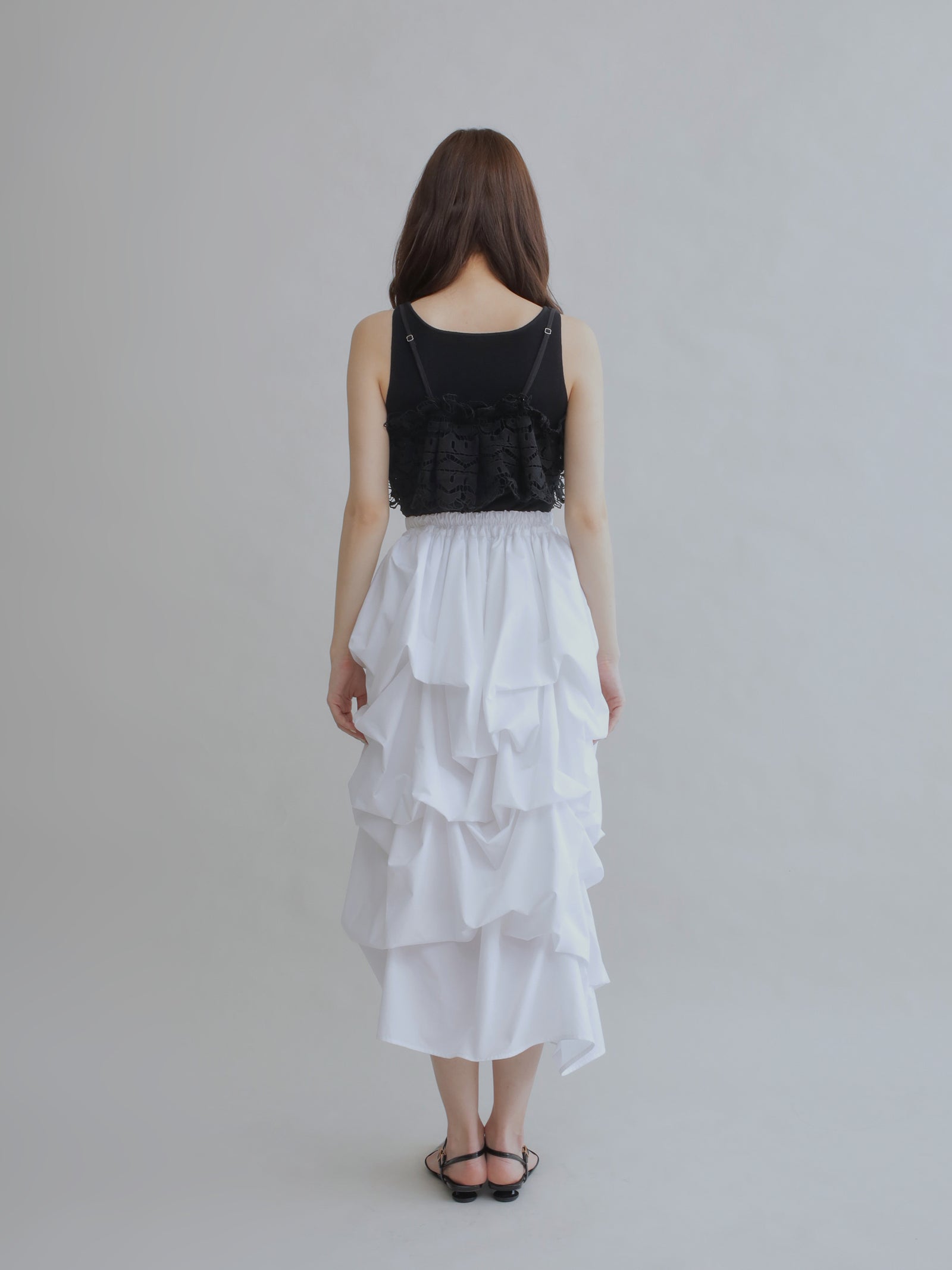 スカラップレースビスチェセット