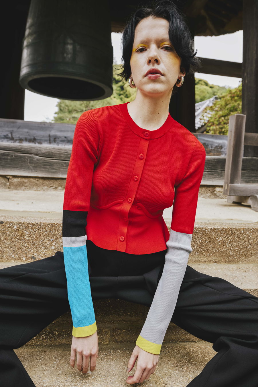 OMMO ONLINE STORE / BLOCKING PEPLUM KT CD