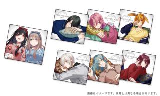 白と黒のアリス ミニ色紙（イラストカードタイプ）（全7種） - オムニ