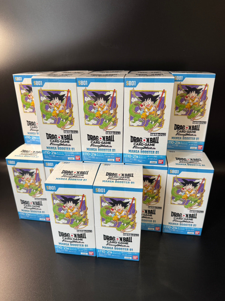 SB-01】MANGA BOOSTER 01 Booster TCG BOX & CASE〔Factory Sealed〕