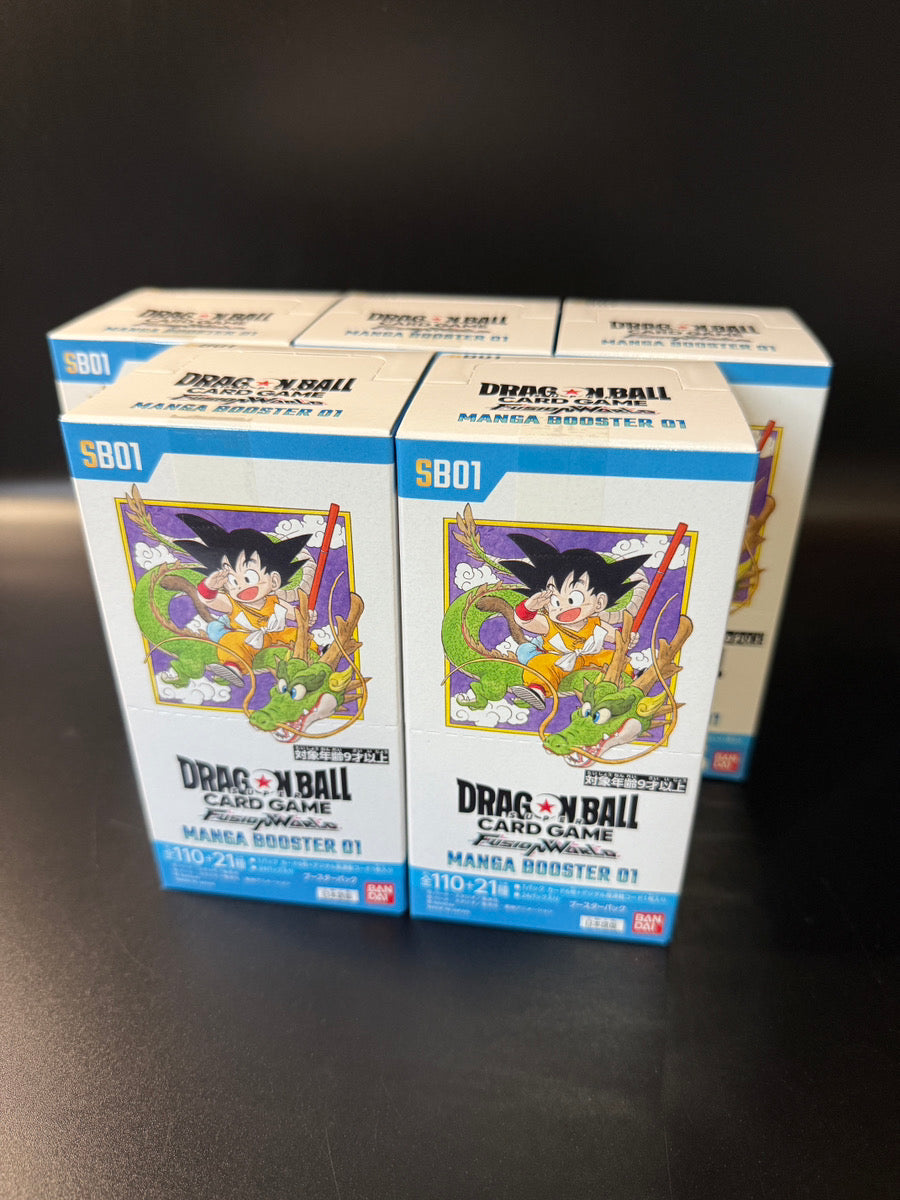 SB-01】MANGA BOOSTER 01 Booster TCG BOX & CASE〔Factory Sealed〕
