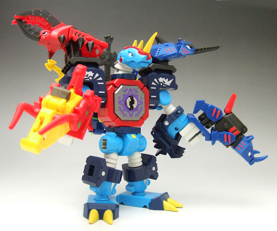 デフライノック、イントバッファス キーボッツ 合体アニマバトラス