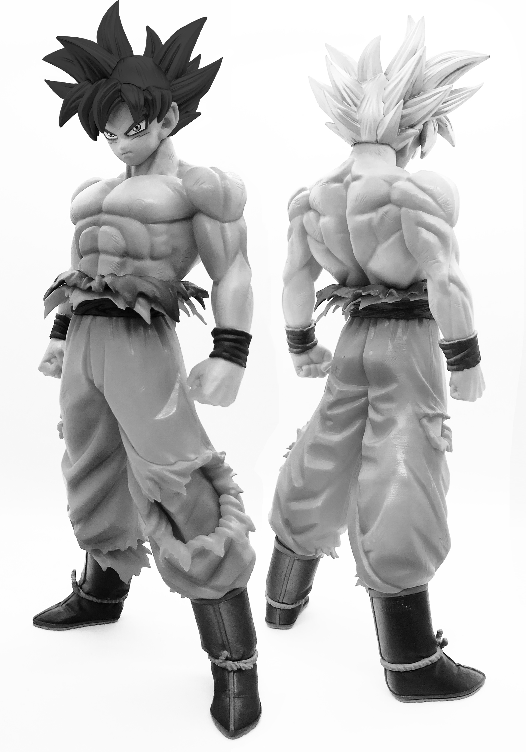 身勝手の極意孫悟空フィギュアを黒髪（兆）にしてみた】一番くじ