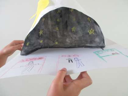 大野城市立平野小学校 | 学校日記 | 3年生 立ち上がった絵の世界