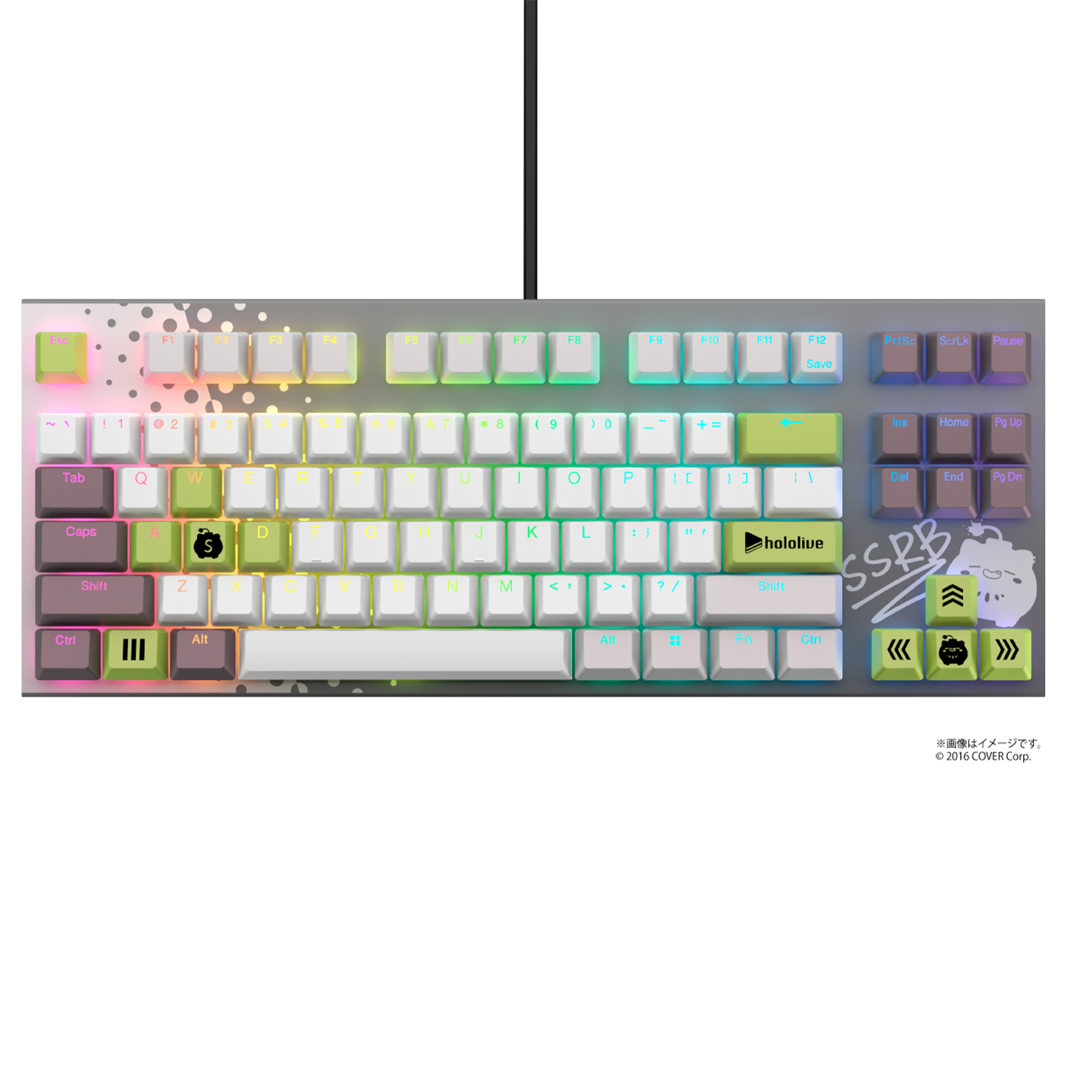 ファンなら手に入れたい！人気ゲーミングキーボードとホロライブが