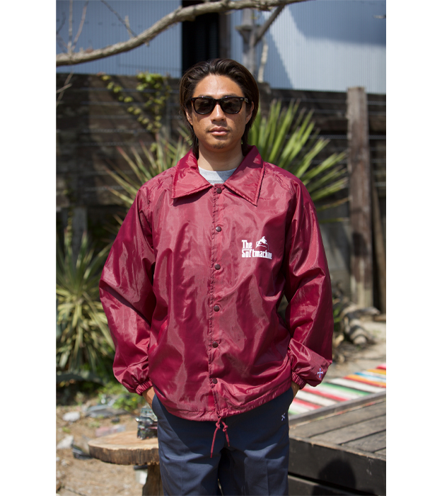 トリプルネームコーチジャケット Angel red - ONEWORLD SURFSHOP 千葉