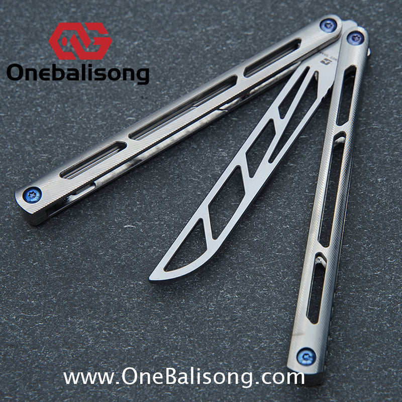 ARMED SHARK Tsunami Titanium Clone-Onebalisong – One Balisong