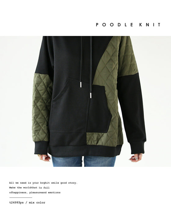 スウェット×キルティング 異素材ドッキングパーカー – ONE PEACE ONLINE